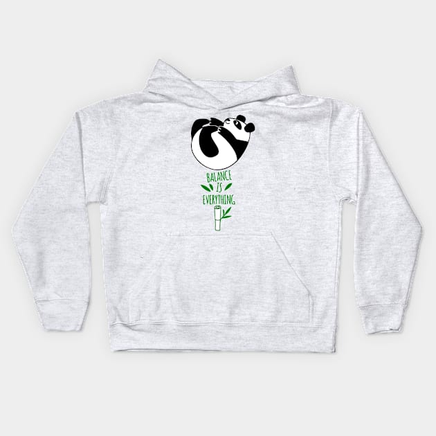 pandas Kids Hoodie by FUNNY LIFE